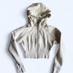 Lululemon Cropped Fitted Scuba Hoodie